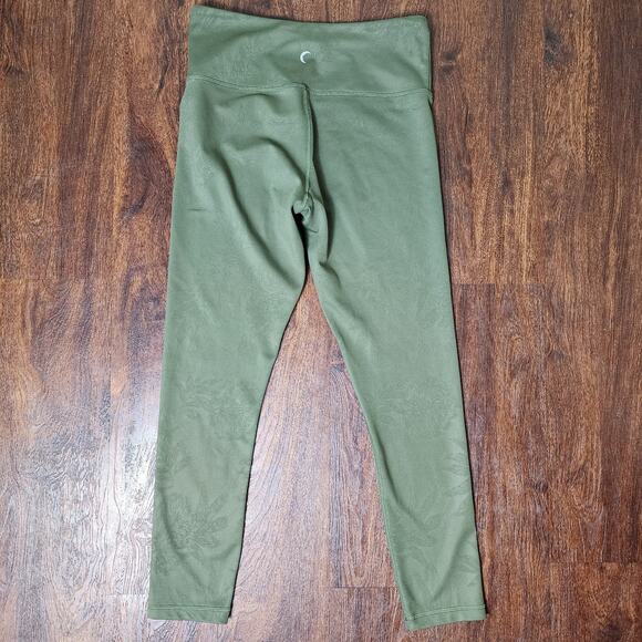 Zyia Active Forest Foliage Light n Tight 7/8 Length Leggings Olive Green Sz 6-8 - Picture 8 of 11